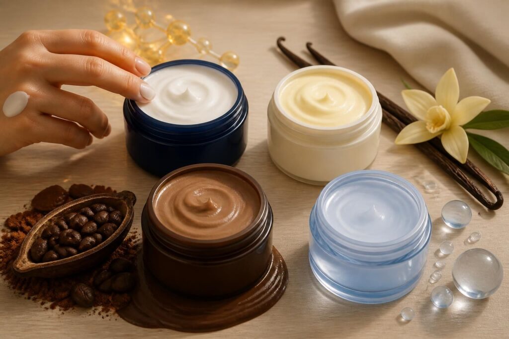 découvrez comment choisir la crème corps nivea idéale parmi les options q10, vanille, beurre de cacao et acide hyaluronique pour une peau nourrie et éclatante.