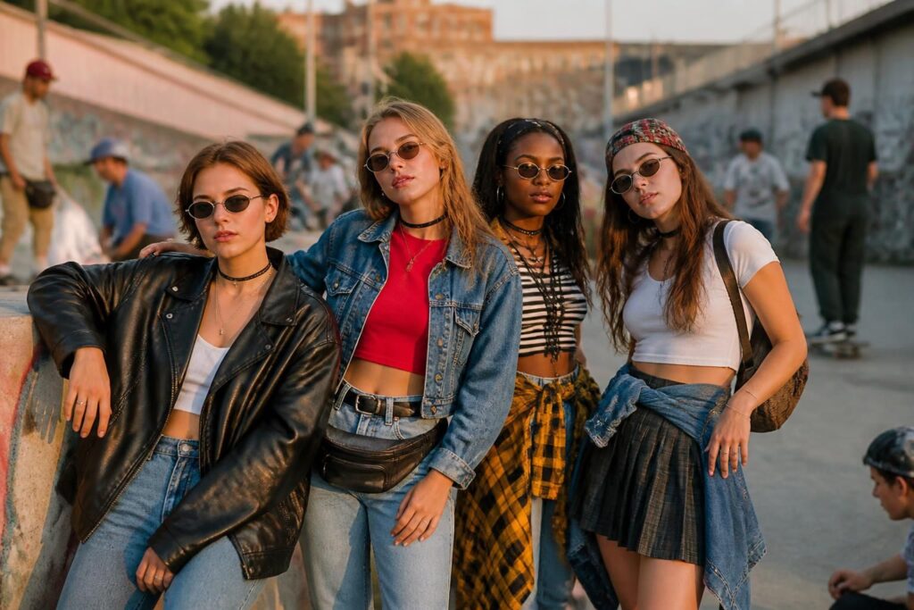 découvrez les vêtements des années 90, les tendances mode emblématiques et les styles incontournables à adopter pour un look rétro et branché.