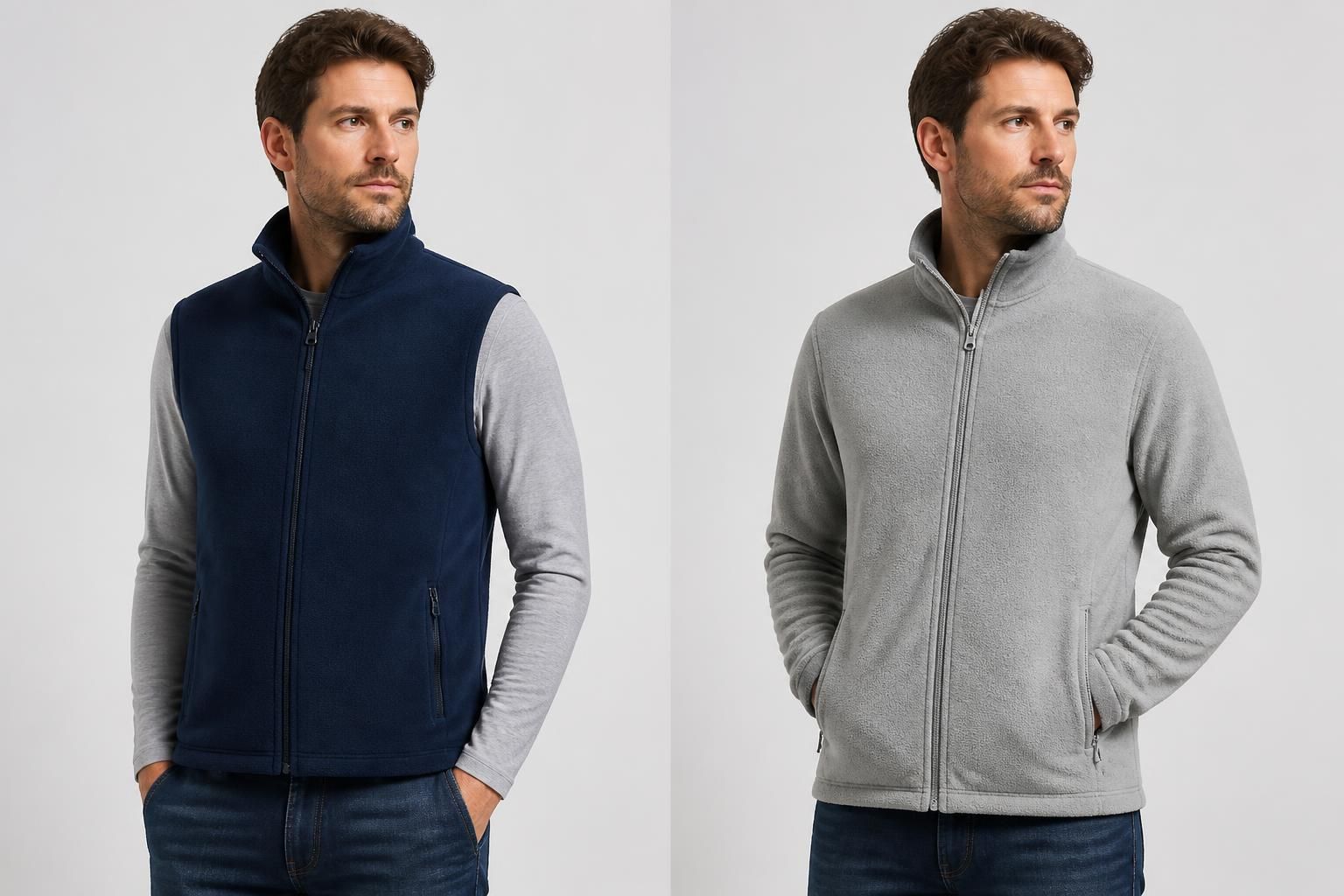 découvrez comment choisir entre un gilet polaire sans manche et une veste polaire pour homme, selon vos besoins de confort, chaleur et style.