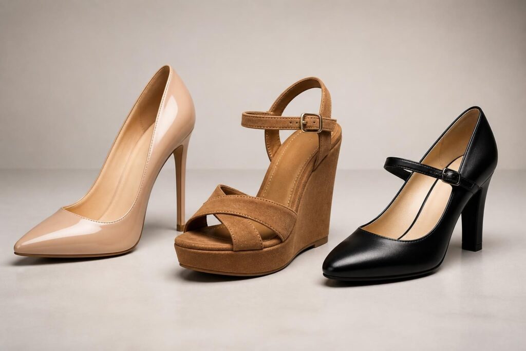 découvrez comment choisir le haut talon femme idéal : talon aiguille, compensé ou noir, pour allier style et confort selon vos envies.