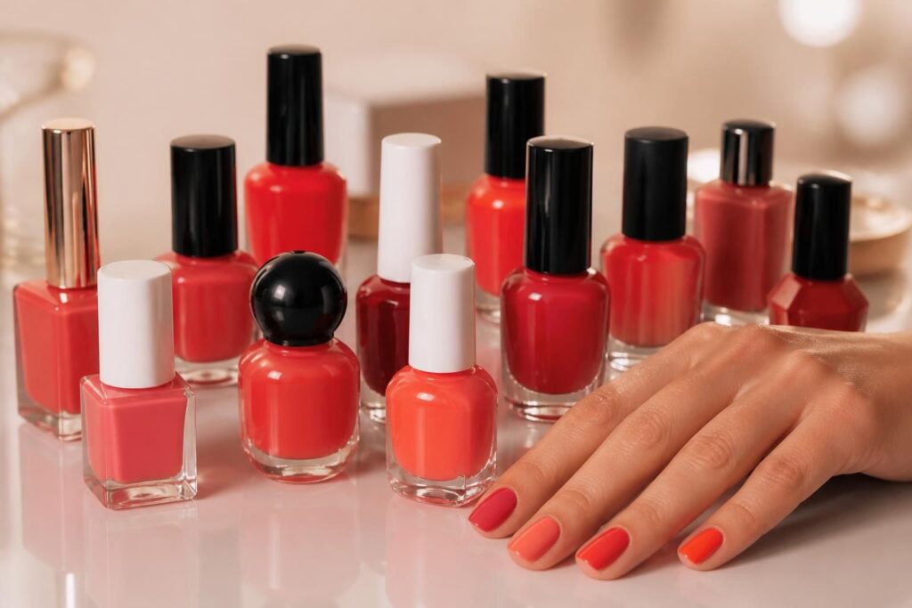 découvrez le vernis rouge corail, ses nuances éclatantes, les versions fluo tendances et les marques incontournables pour une manucure parfaite et originale.