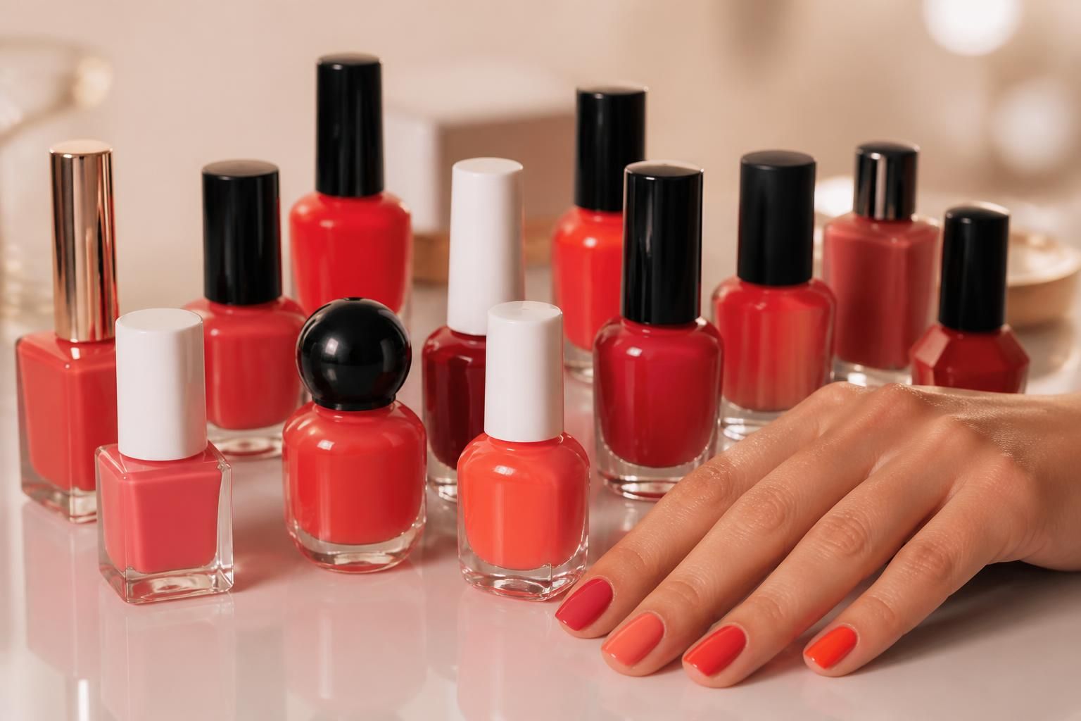 découvrez le vernis rouge corail, ses nuances éclatantes, les versions fluo tendances et les marques incontournables pour une manucure parfaite et originale.