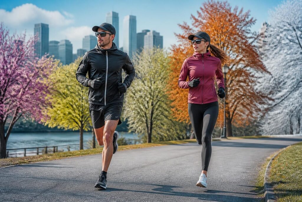 découvrez notre collection de vêtements de course à pied pour femmes et hommes, adaptés à toutes les saisons pour un confort et une performance optimaux.