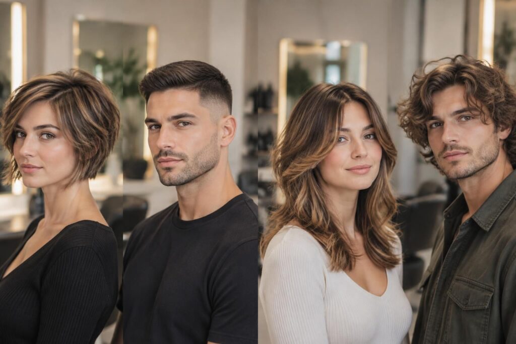 découvrez les styles de cheveux dégradés pour femme ou homme et trouvez la coupe idéale selon la longueur de vos cheveux.