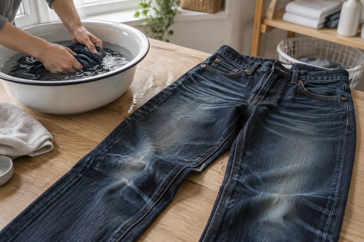 découvrez comment délaver un jean brut ou foncé à la maison pour obtenir un effet naturellement délavé, sans abîmer le tissu.