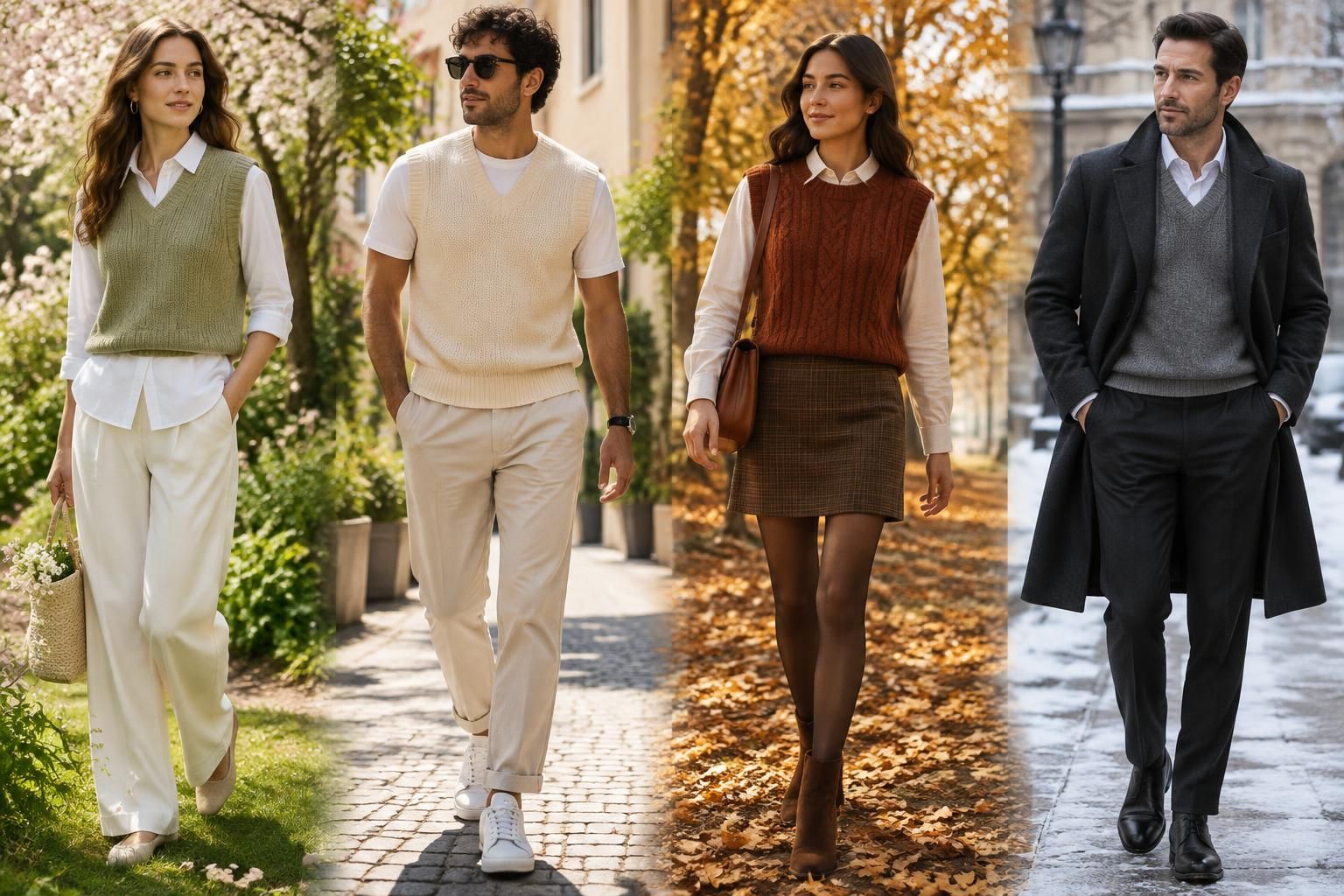 découvrez comment porter un pull sans manches pour femme ou homme en toute saison : idées de looks, associations et conseils pour le choisir.