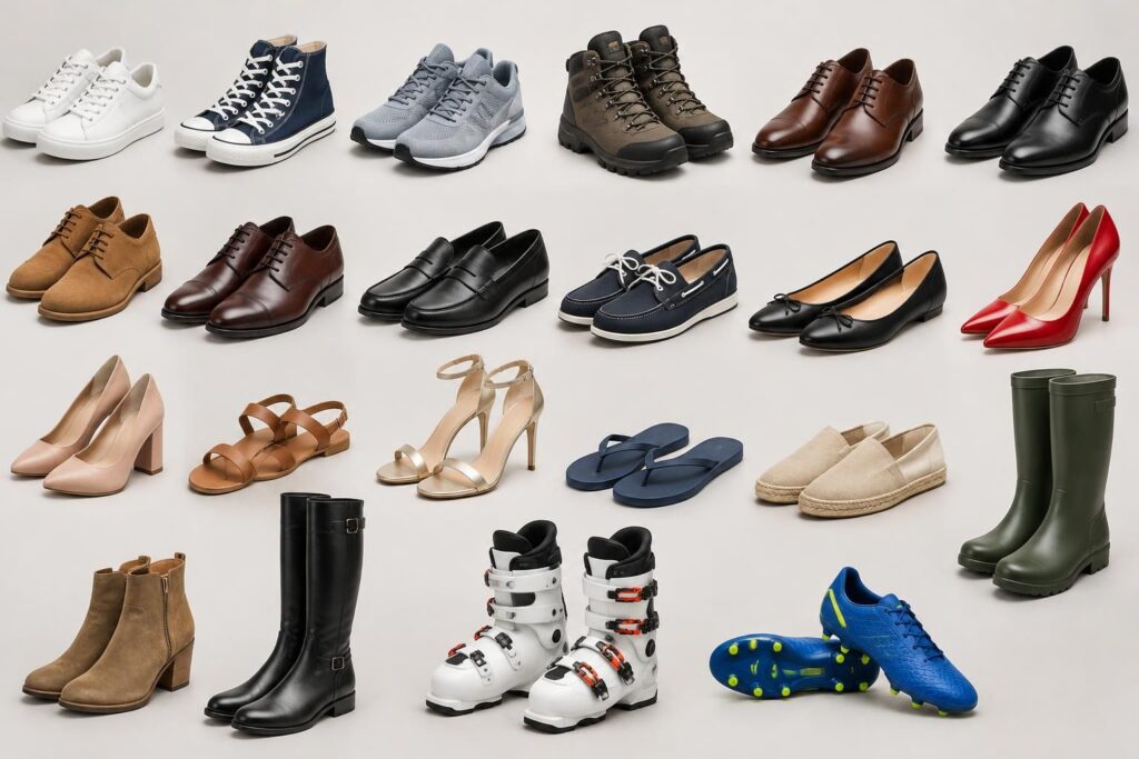 découvrez le vocabulaire des chaussures en français : noms, styles et modèles pour identifier chaque paire avec précision.