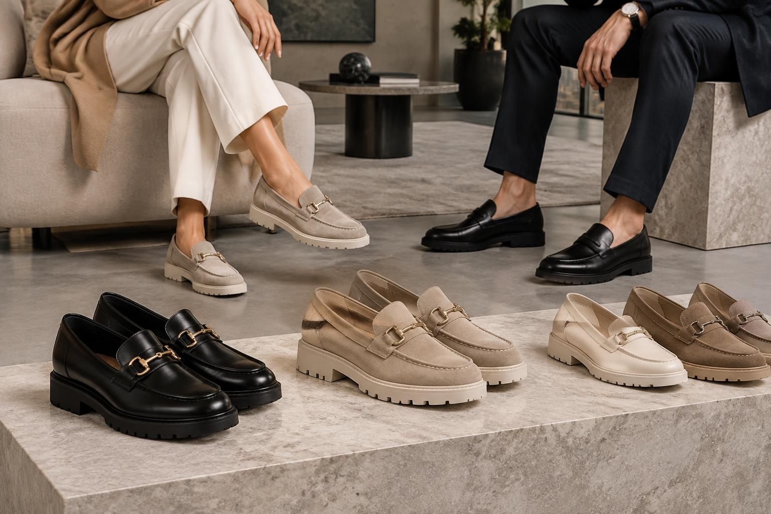 découvrez les mocassins guess pour femme et homme : modèles noirs, beiges et tendance, parfaits pour allier élégance, confort et style au quotidien.